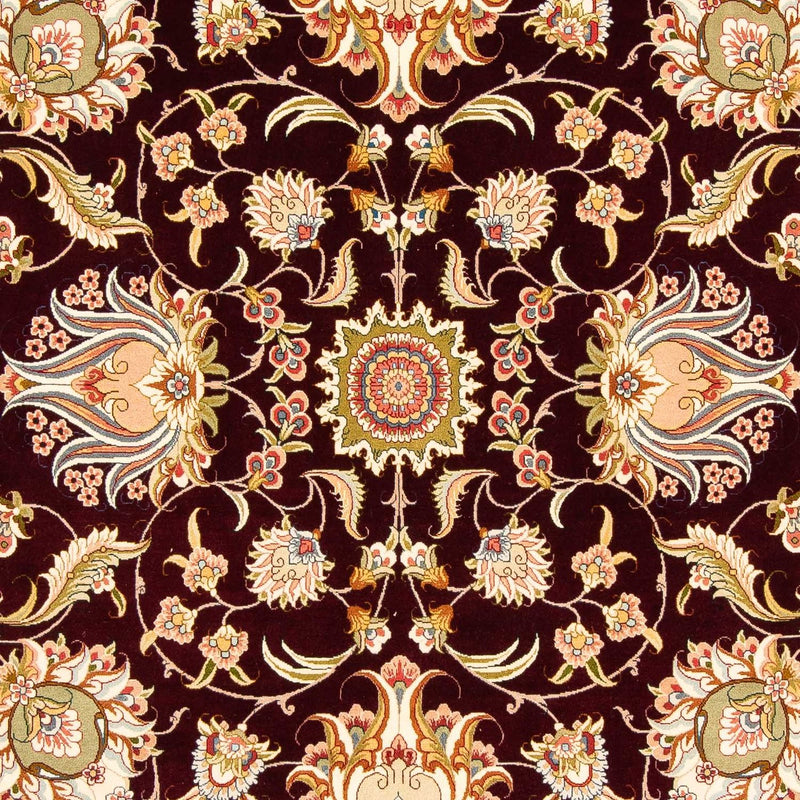 Tappeto Persero - Tabriz - Reale - 314 x 203 cm - rosso scuro