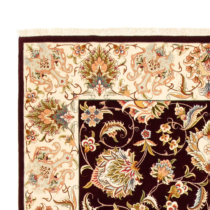 Tappeto Persero - Tabriz - Reale - 314 x 203 cm - rosso scuro
