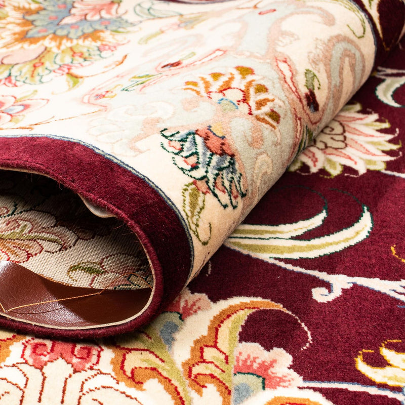 Tappeto Persero - Tabriz - Reale - 314 x 203 cm - rosso scuro