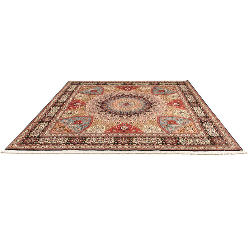 Tappeto Persero - Tabriz - Reale quadrato  - 254 x 250 cm - multicolore