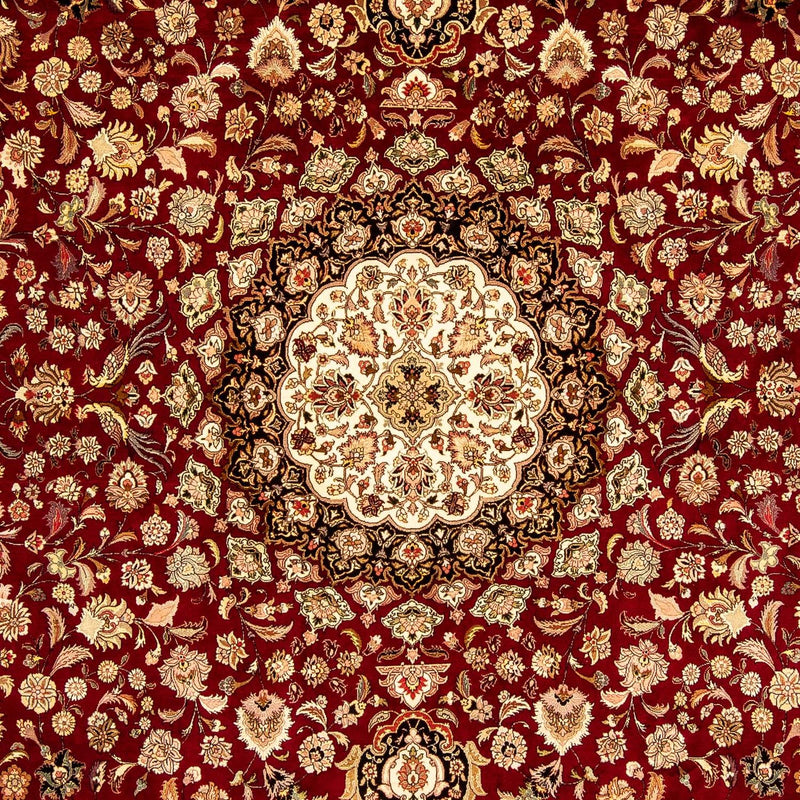 Tappeto Persero - Tabriz - Reale - 364 x 247 cm - rosso scuro