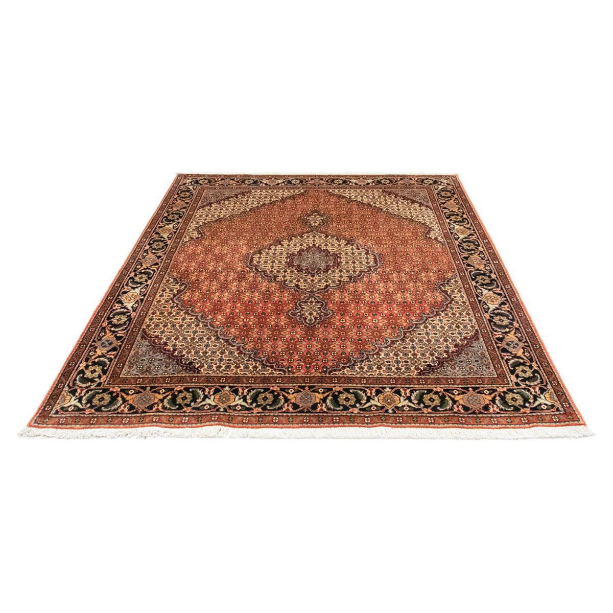 Tappeto Persero - Tabriz - Reale - 196 x 153 cm - ruggine