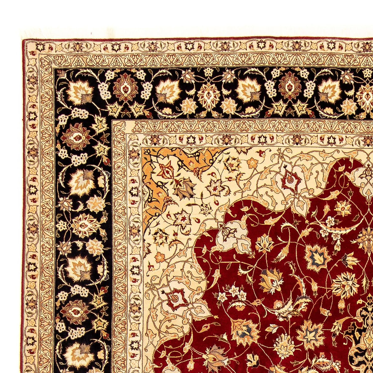 Tappeto Persero - Tabriz - Reale - 343 x 255 cm - rosso scuro
