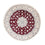 Tappeto Persero - Nain rotondo  - 245 x 245 cm - rosso scuro