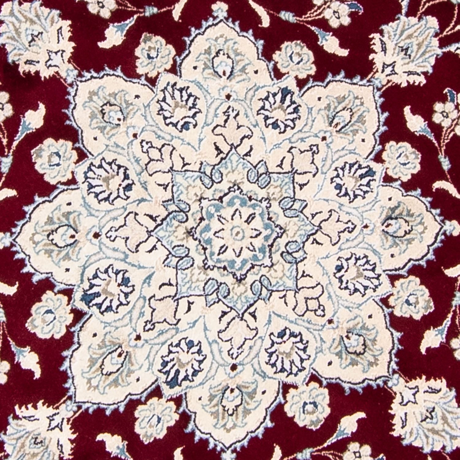 Tappeto Persero - Nain rotondo  - 245 x 245 cm - rosso scuro
