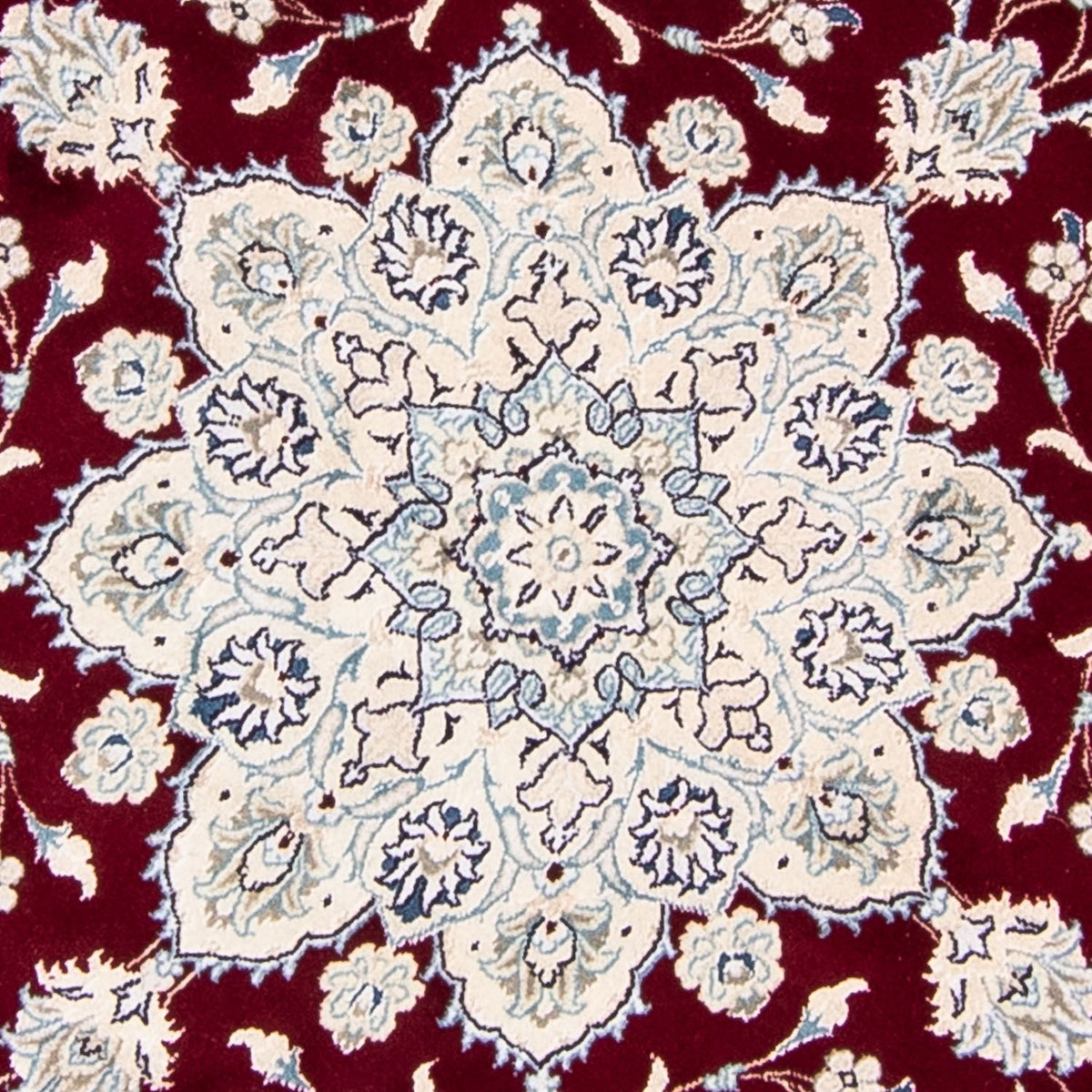 Tappeto Persero - Nain rotondo  - 245 x 245 cm - rosso scuro