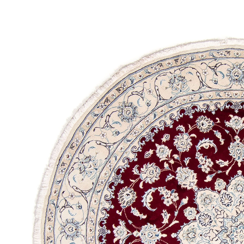 Tappeto Persero - Nain rotondo  - 245 x 245 cm - rosso scuro