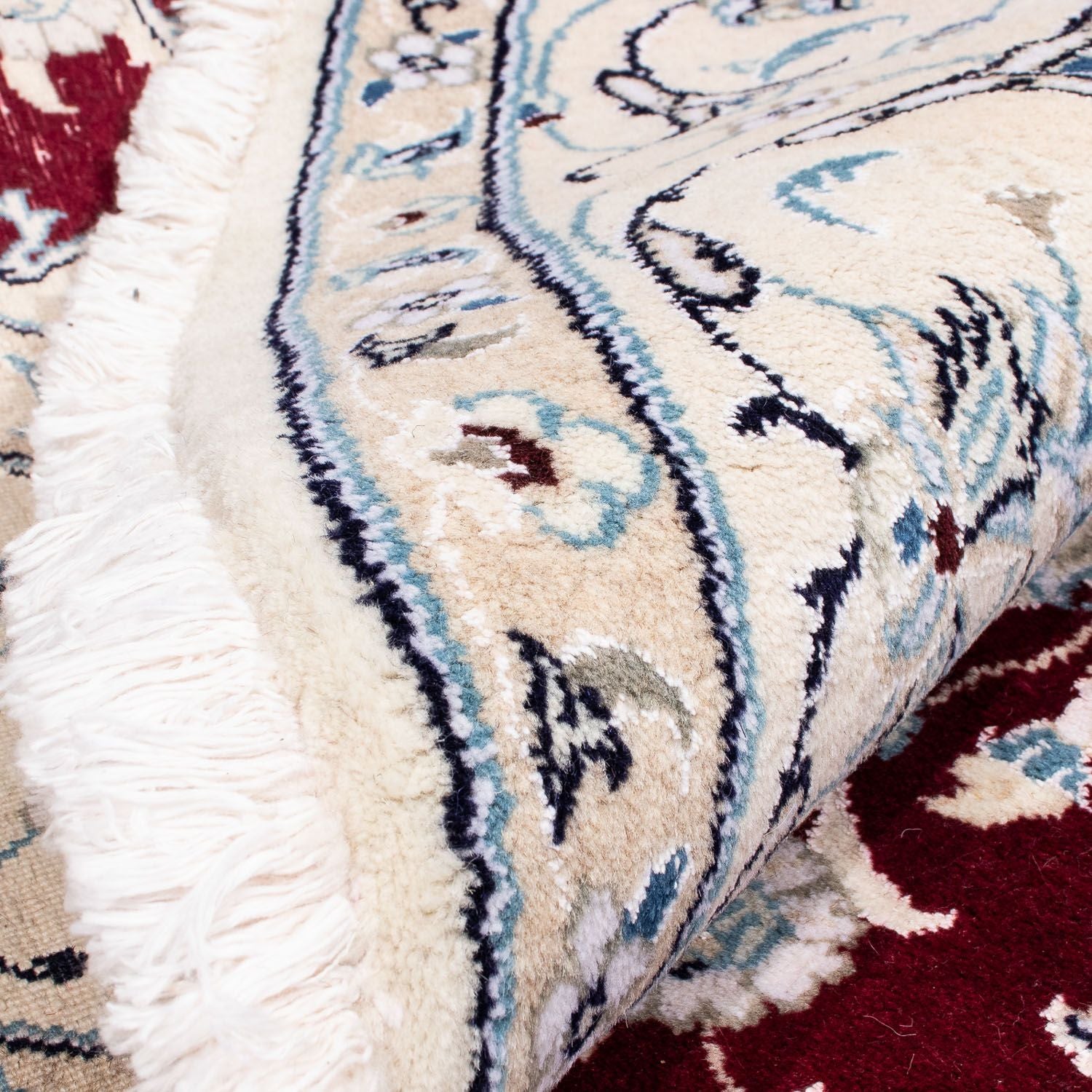 Tappeto Persero - Nain rotondo  - 245 x 245 cm - rosso scuro