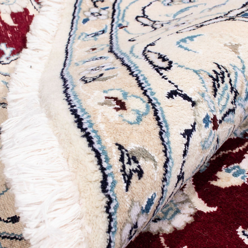 Tappeto Persero - Nain rotondo  - 245 x 245 cm - rosso scuro