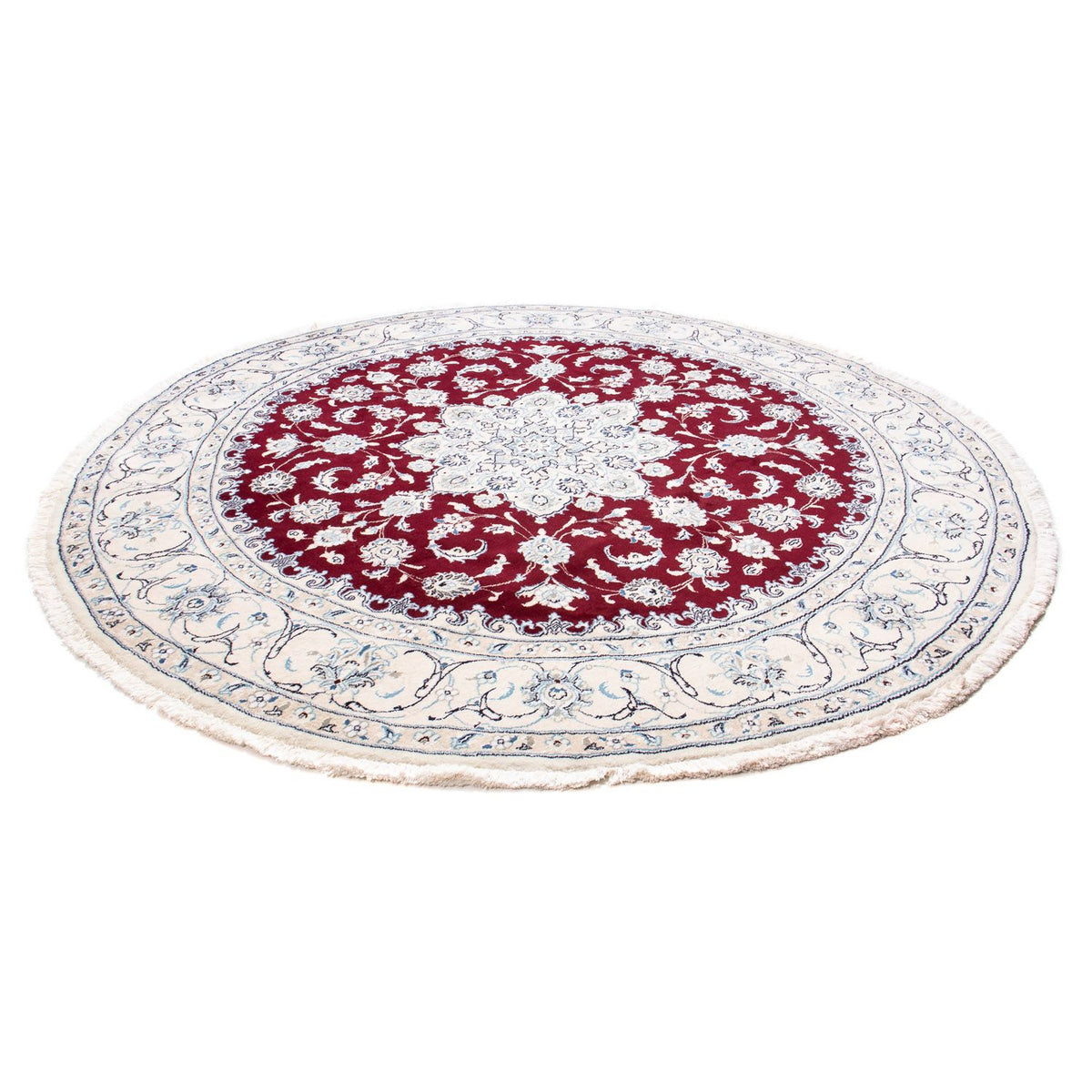 Tappeto Persero - Nain rotondo  - 245 x 245 cm - rosso scuro
