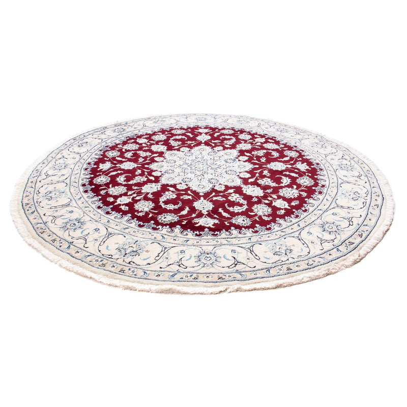 Tappeto Persero - Nain rotondo  - 245 x 245 cm - rosso scuro
