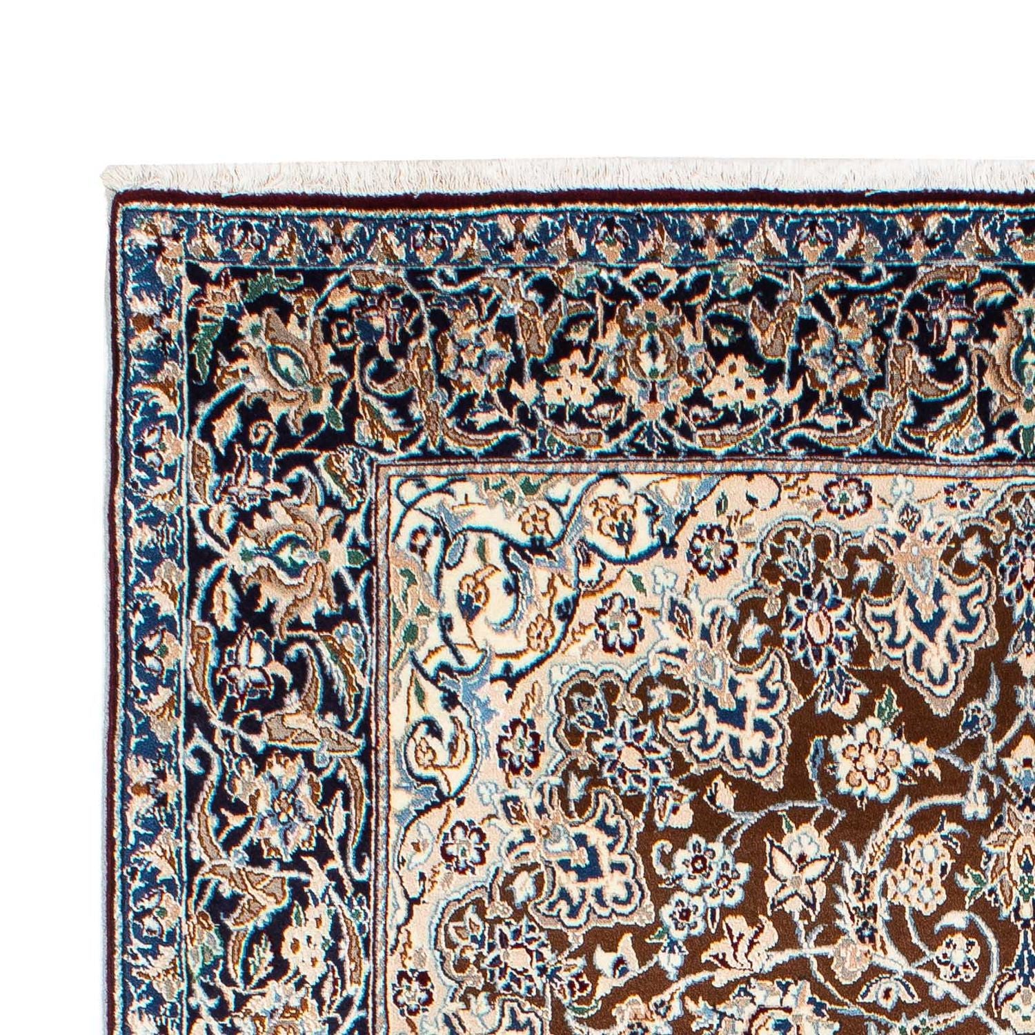 Tappeto Persero - Nain - Reale - 253 x 150 cm - blu scuro