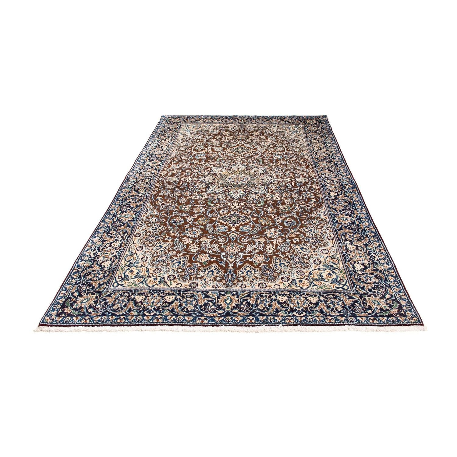 Tappeto Persero - Nain - Reale - 253 x 150 cm - blu scuro