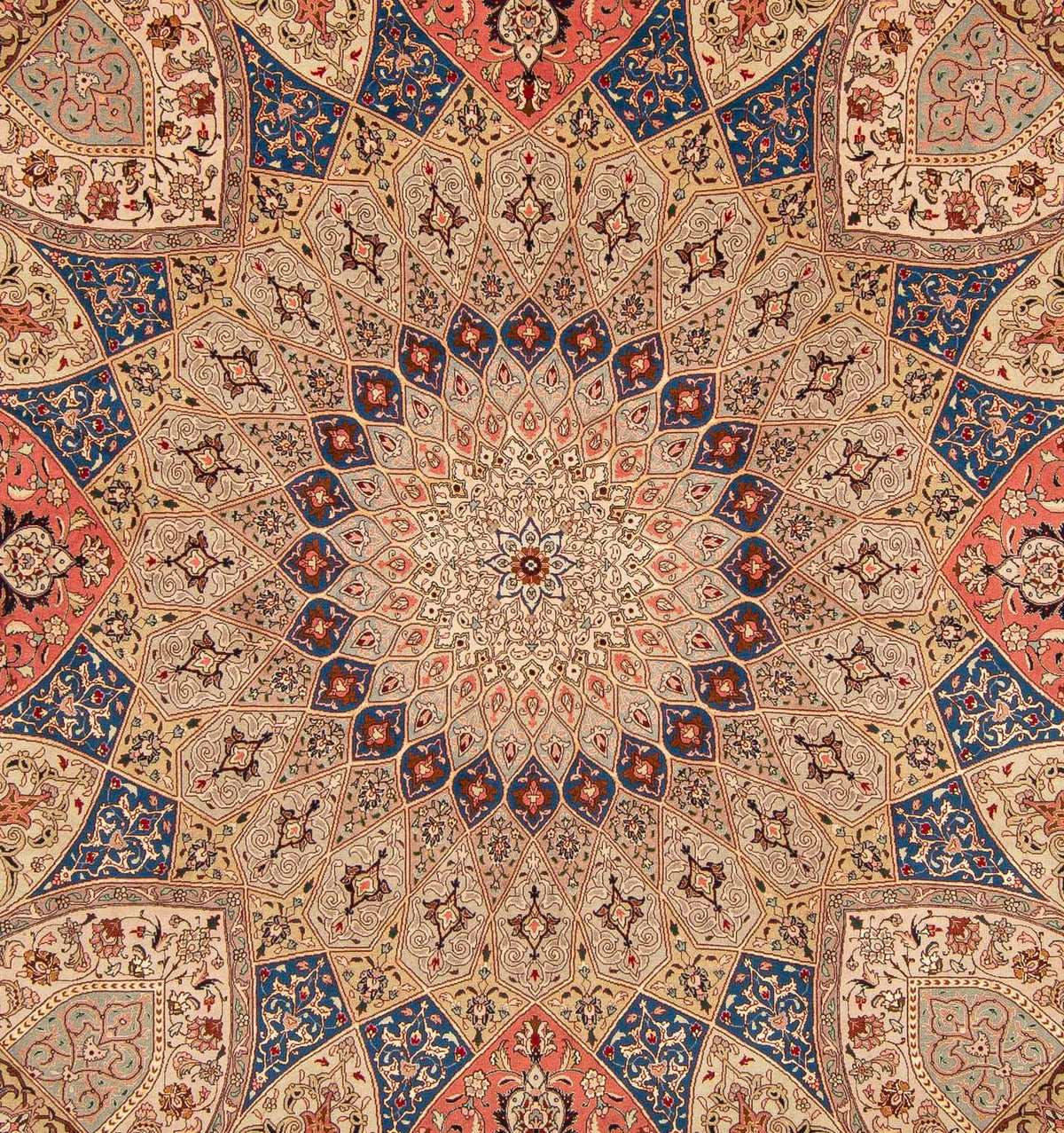 Tappeto Persero - Tabriz - Reale quadrato  - 256 x 253 cm - multicolore