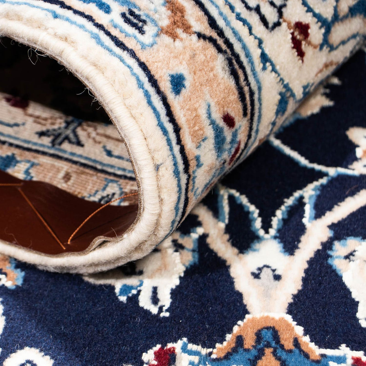 Tappeto Persero - Nain - Reale - 231 x 155 cm - blu scuro