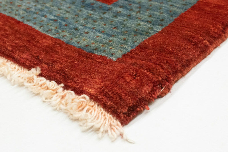 Tappeto corsia Tappeto Gabbeh - Loribaft Persero - 174 x 88 cm - rosso