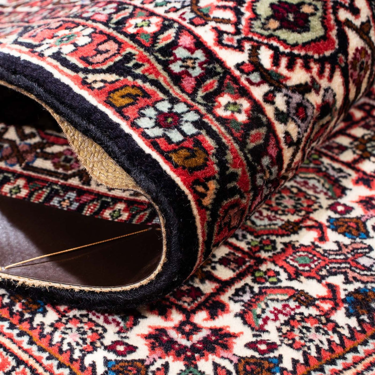 Tappeto Persero - Bidjar - 255 x 153 cm - rosso scuro