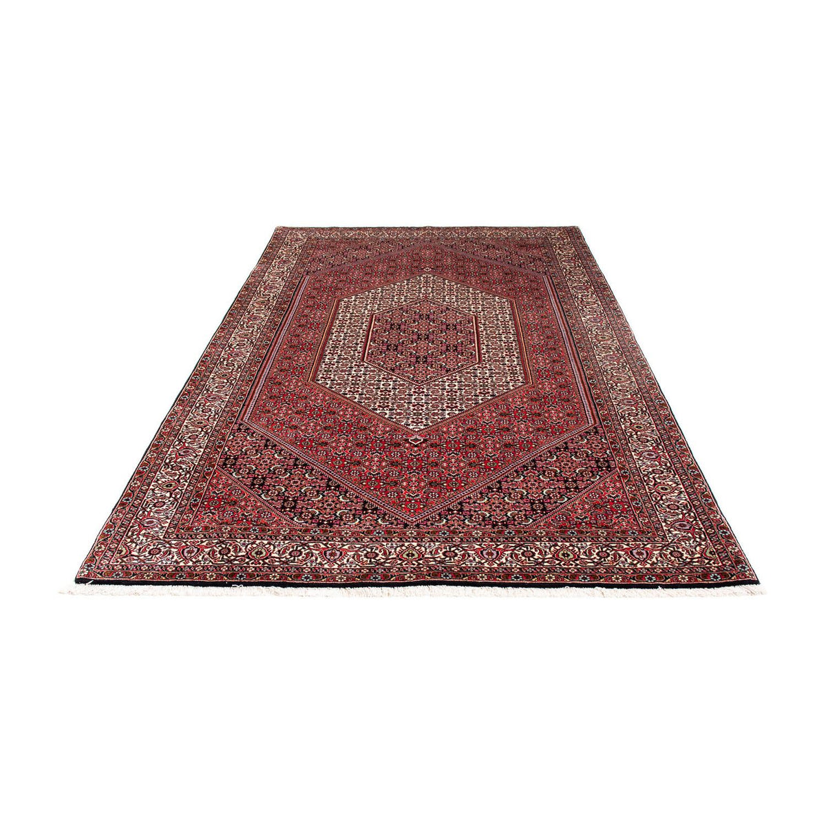 Tappeto Persero - Bidjar - 255 x 153 cm - rosso scuro