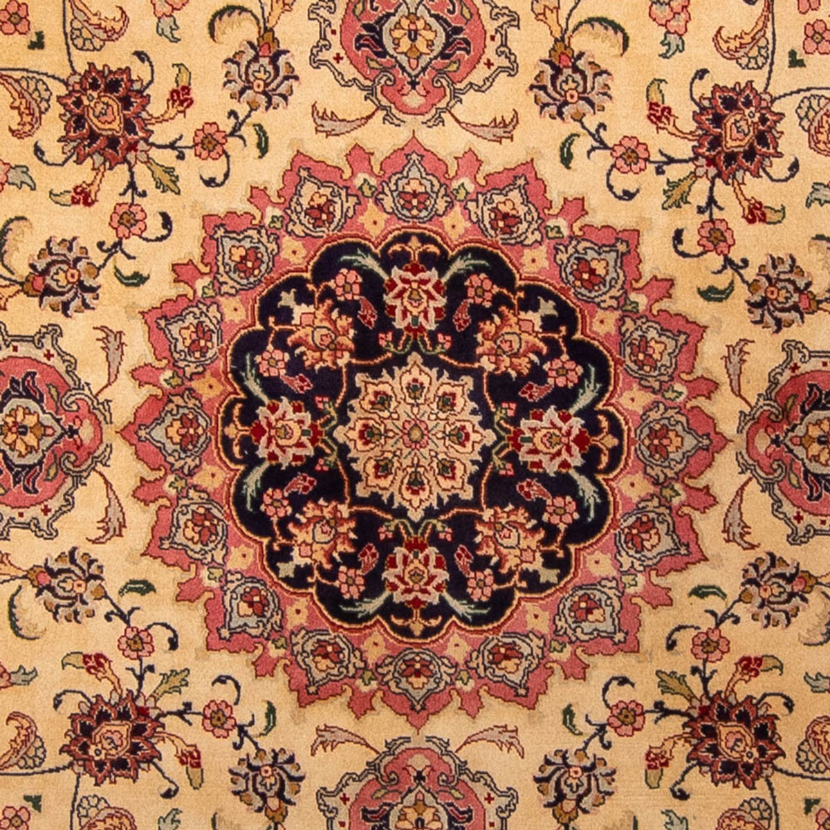 Tappeto Persero - Tabriz quadrato  - 250 x 244 cm - beige
