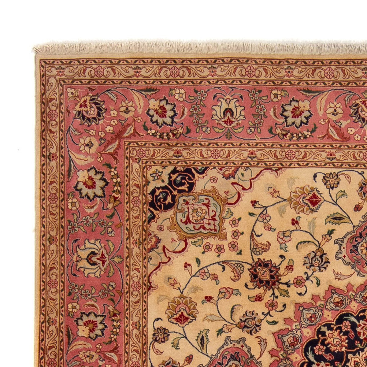 Tappeto Persero - Tabriz quadrato  - 250 x 244 cm - beige