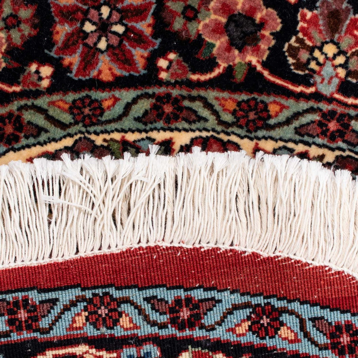 Tappeto Persero - Bidjar rotondo  - 100 x 100 cm - rosso scuro