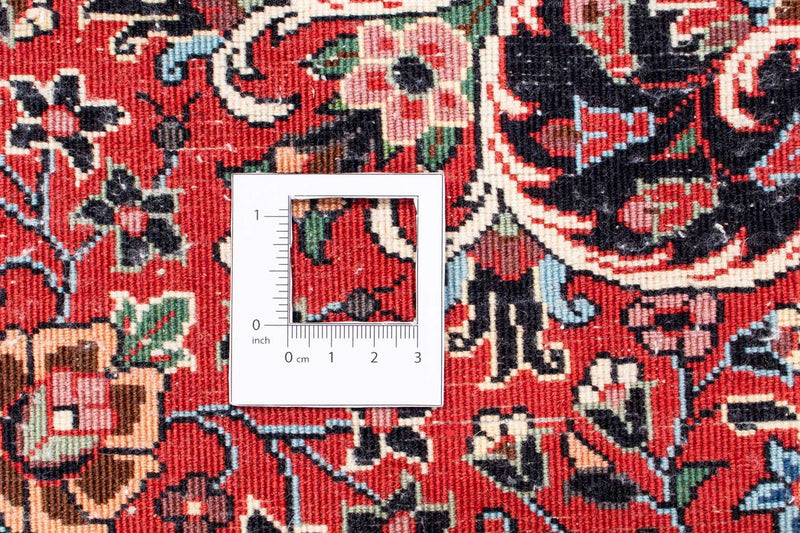 Tappeto Persero - Bidjar rotondo  - 100 x 100 cm - rosso scuro