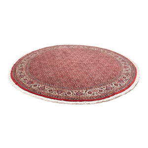 Tappeto Persero - Bidjar rotondo  - 255 x 255 cm - rosso scuro