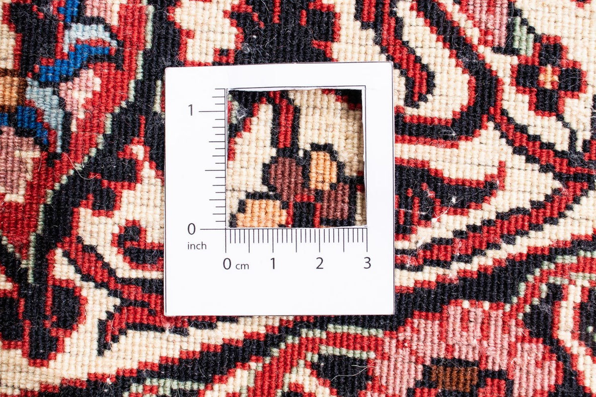 Tappeto Persero - Bidjar rotondo  - 255 x 255 cm - rosso scuro