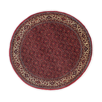 Tappeto Persero - Bidjar rotondo  - 155 x 155 cm - rosso scuro