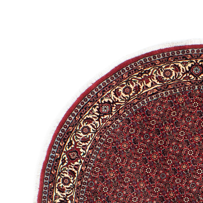 Tappeto Persero - Bidjar rotondo  - 155 x 155 cm - rosso scuro