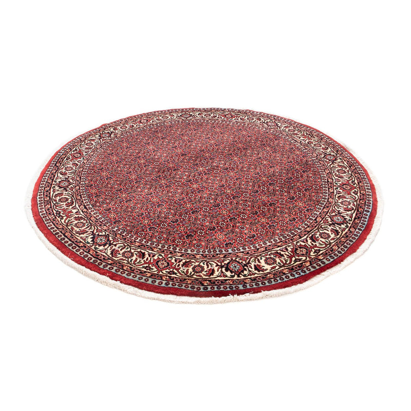 Tappeto Persero - Bidjar rotondo  - 155 x 155 cm - rosso scuro