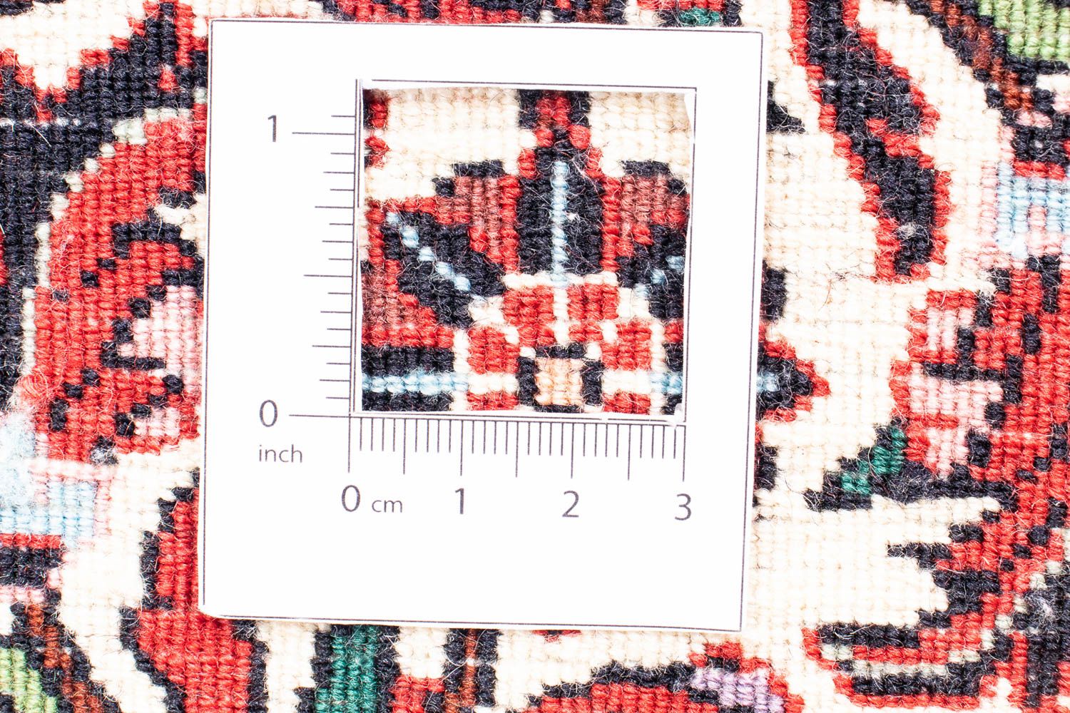 Tappeto Persero - Bidjar rotondo  - 155 x 155 cm - rosso scuro