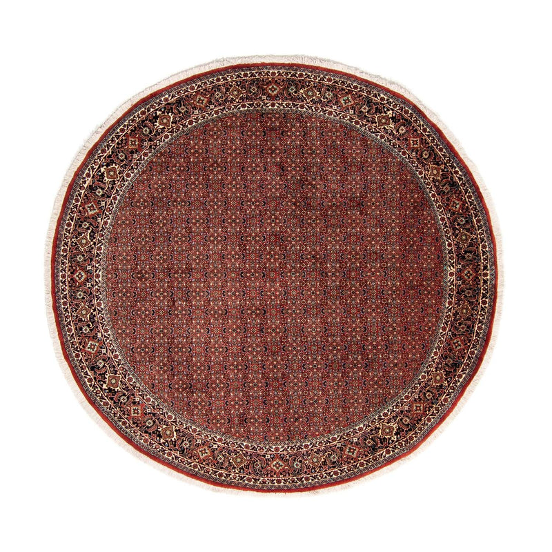 Tappeto Persero - Bidjar rotondo  - 250 x 250 cm - rosso scuro