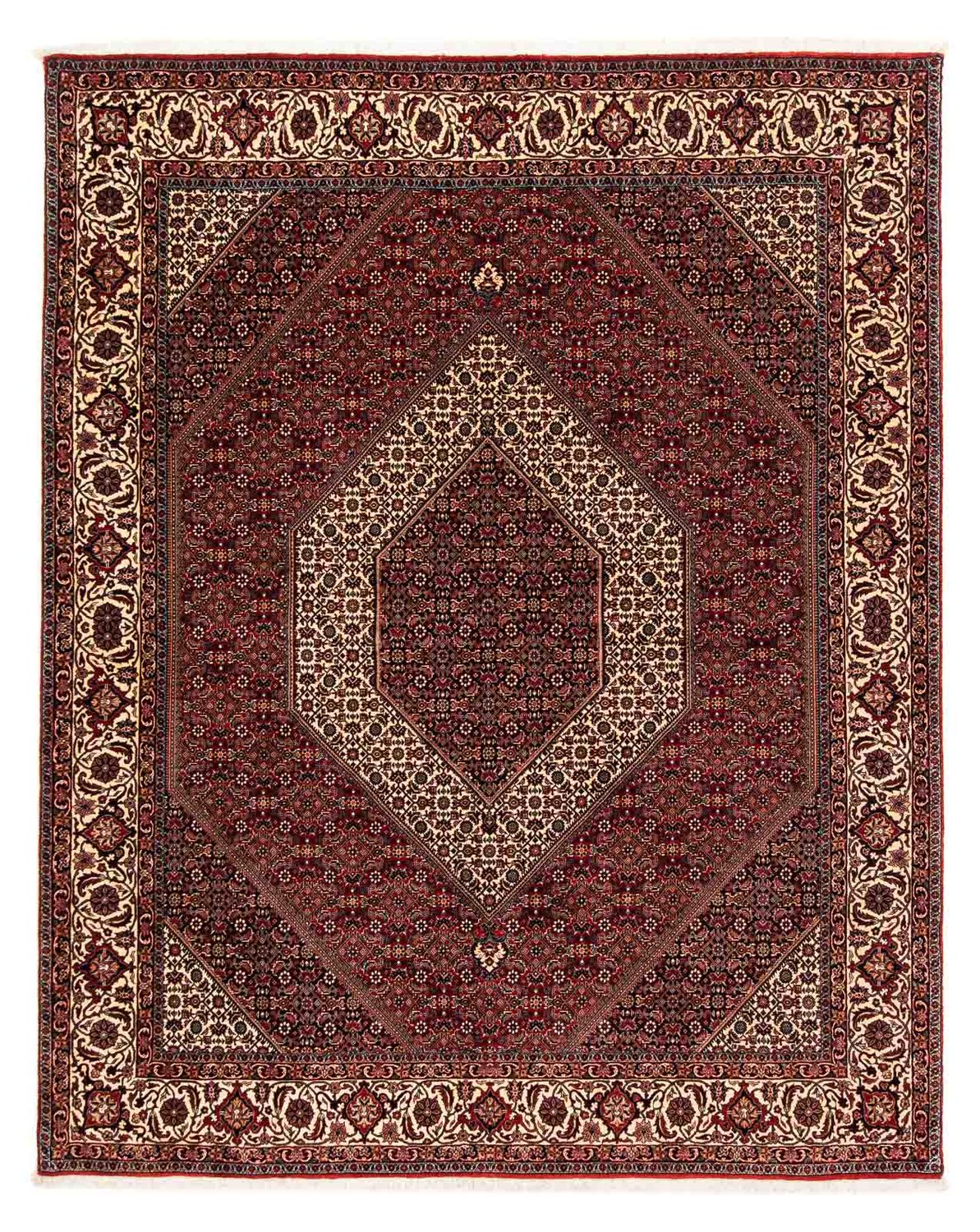 Tappeto Persero - Bidjar - 254 x 205 cm - rosso scuro