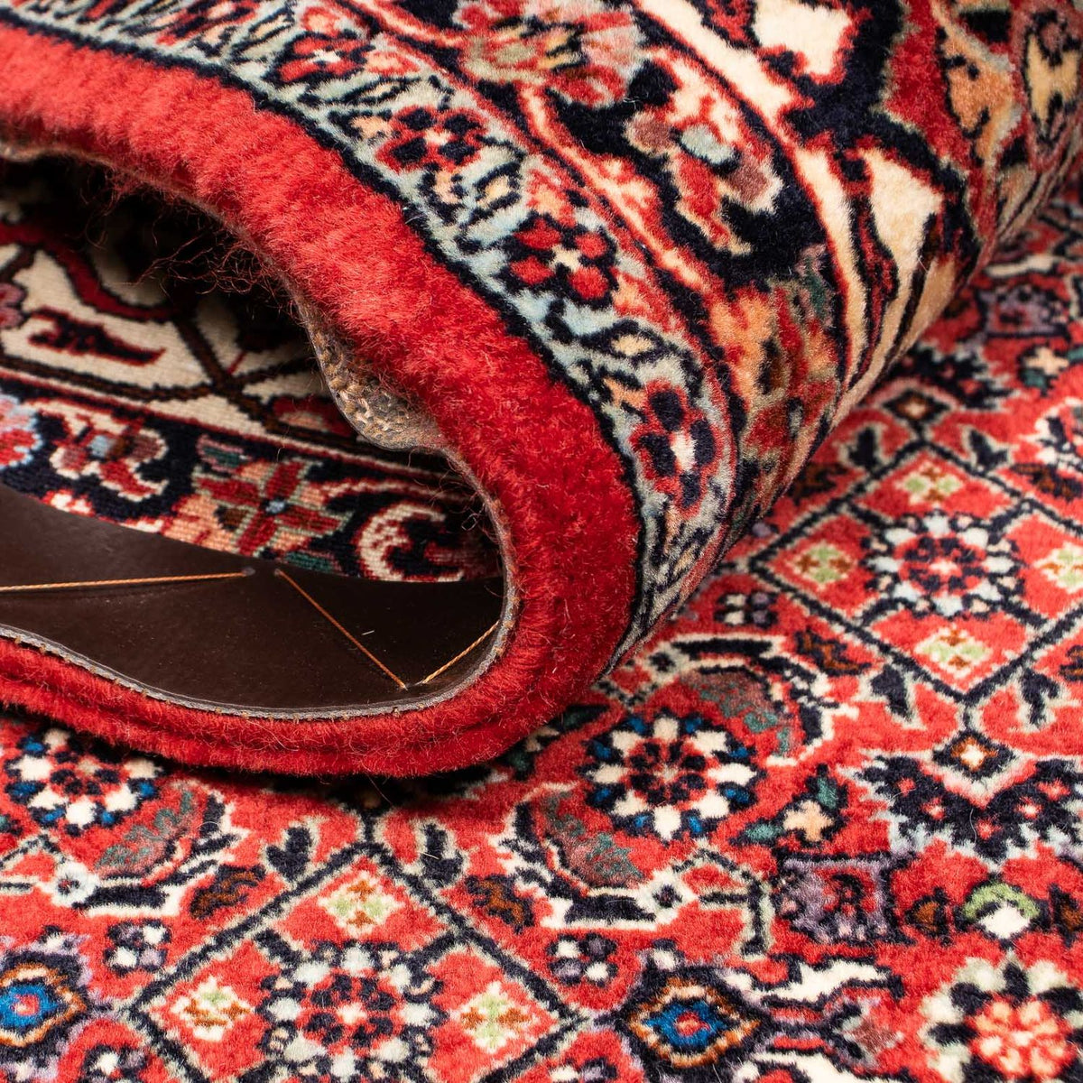 Tappeto Persero - Bidjar - 254 x 204 cm - rosso scuro