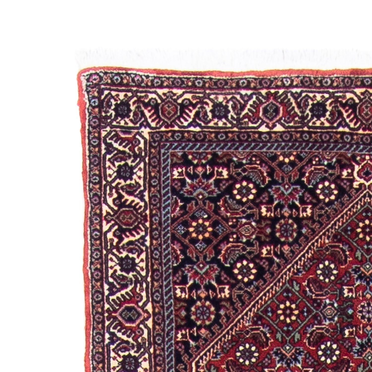Tappeto corsia Tappeto Persero - Bidjar - 380 x 75 cm - rosso scuro