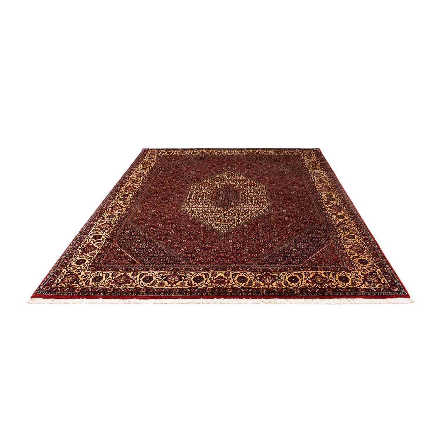 Tappeto Persero - Bidjar - 255 x 205 cm - rosso scuro