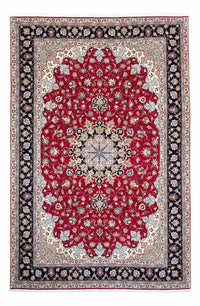 Tappeto Persero - Tabriz - Reale - 302 x 203 cm - rosso scuro