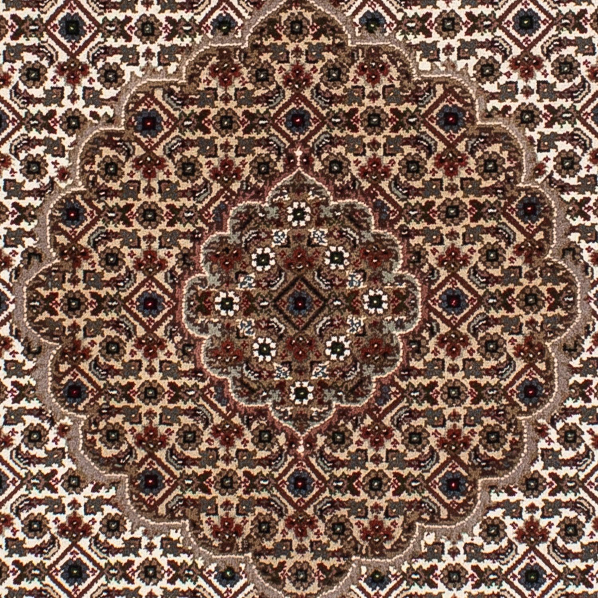 Tappeto Persero - Tabriz rotondo  - 150 x 150 cm - multicolore