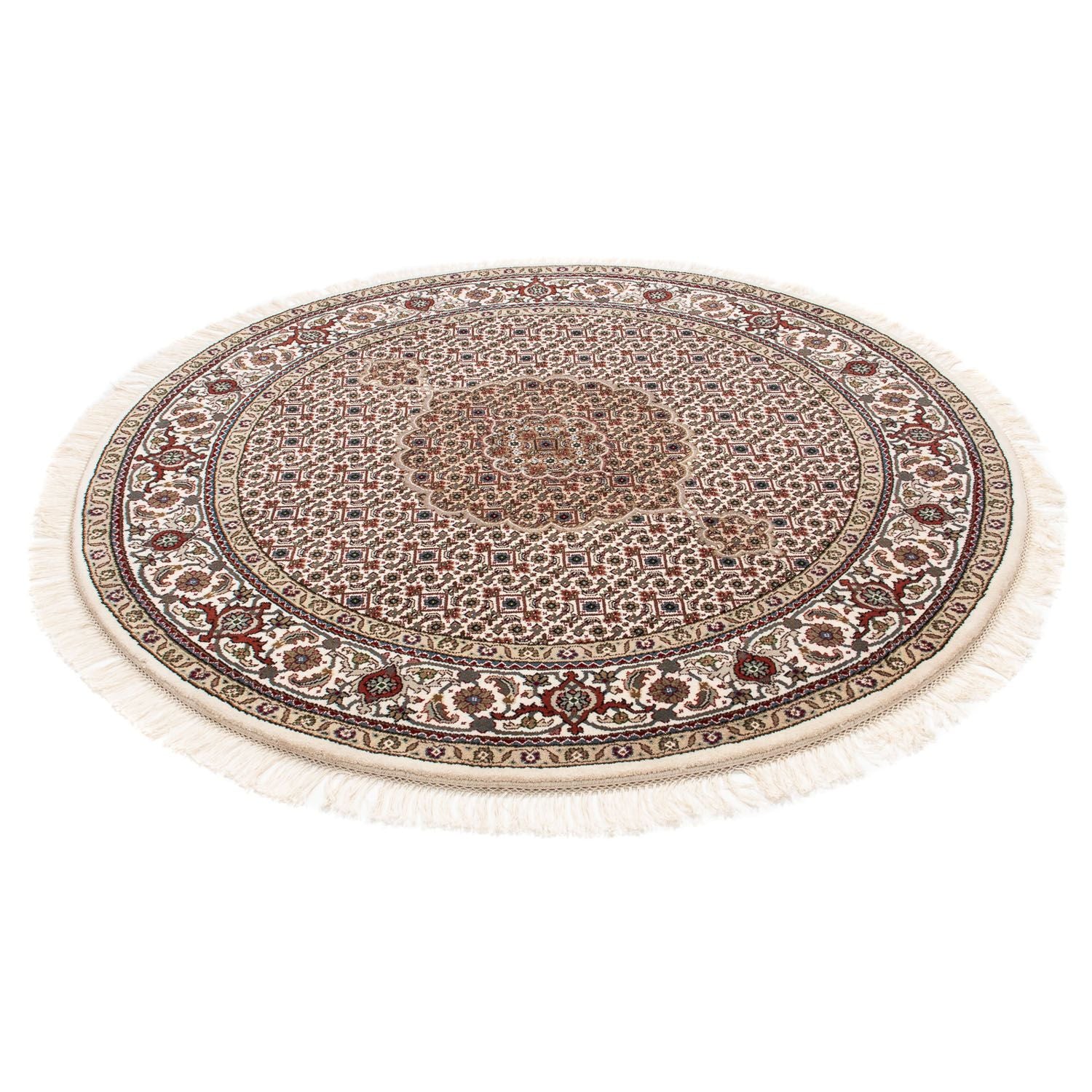 Tappeto Persero - Tabriz rotondo  - 150 x 150 cm - multicolore