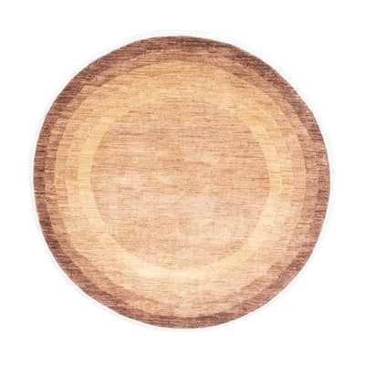 Tappeto Ziegler - Moderno rotondo  - 153 x 151 cm - marrone