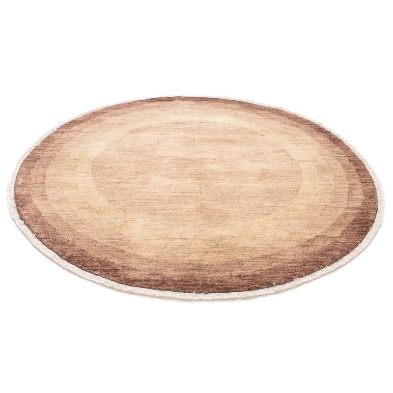 Tappeto Ziegler - Moderno rotondo  - 153 x 151 cm - marrone