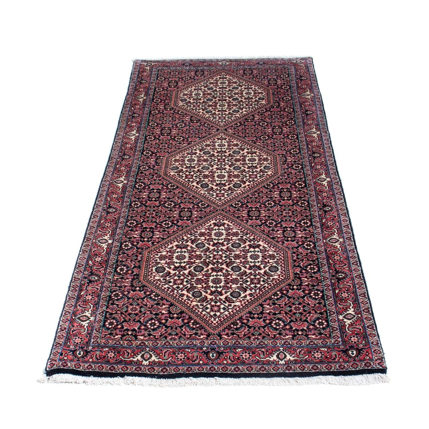 Tappeto corsia Tappeto Persero - Bidjar - 199 x 72 cm - blu scuro