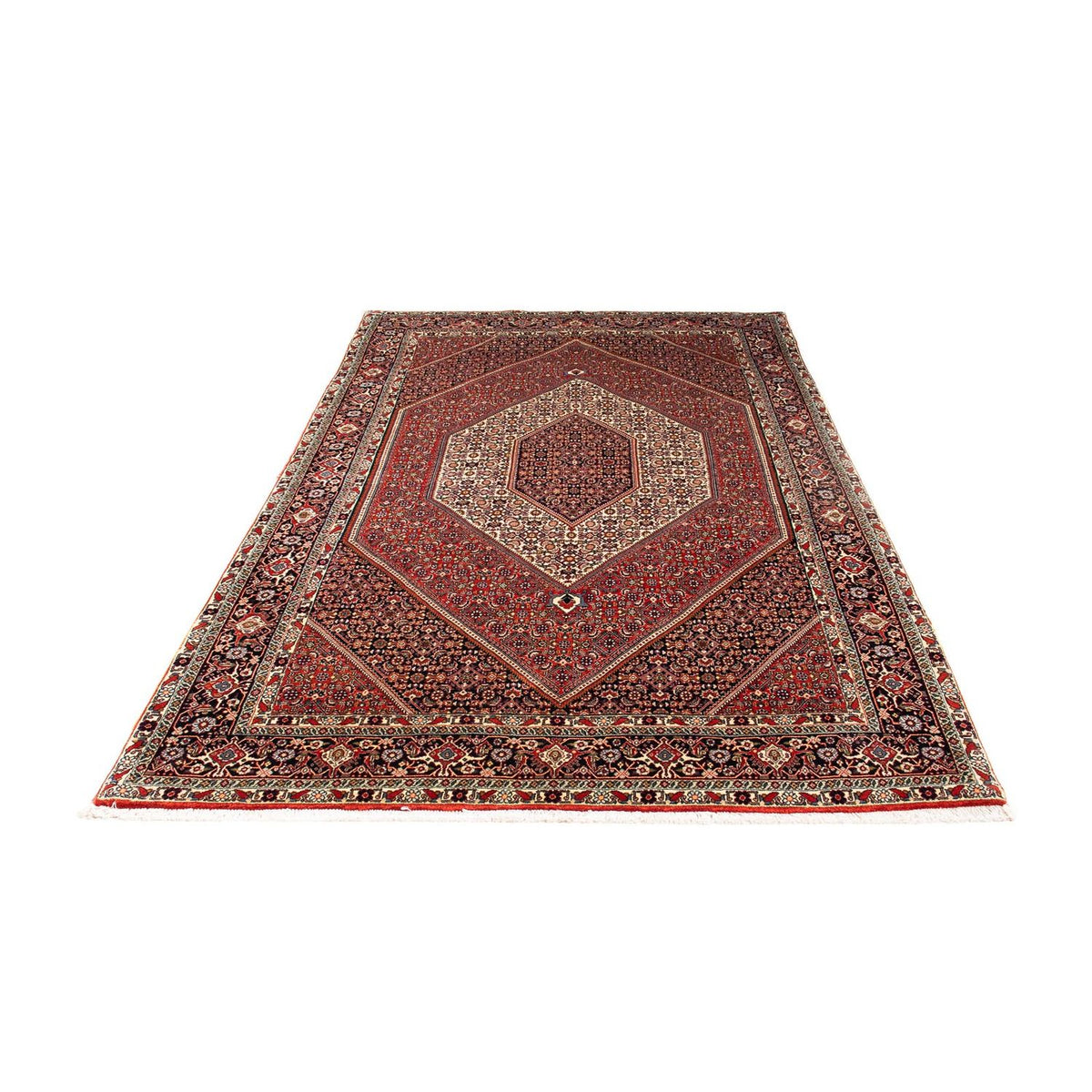 Tappeto Persero - Bidjar - 244 x 153 cm - rosso scuro