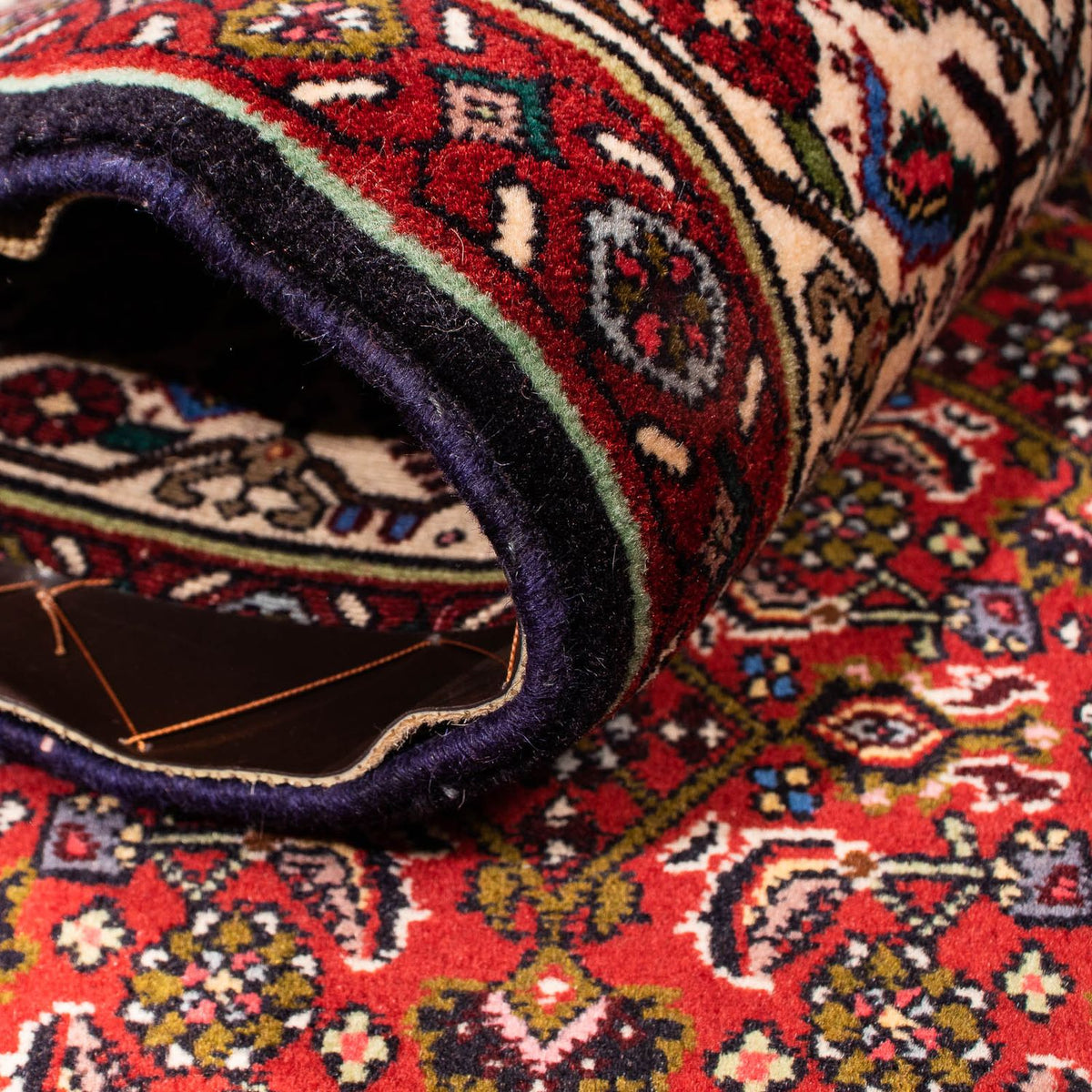 Tappeto Persero - Bidjar - 263 x 164 cm - rosso scuro