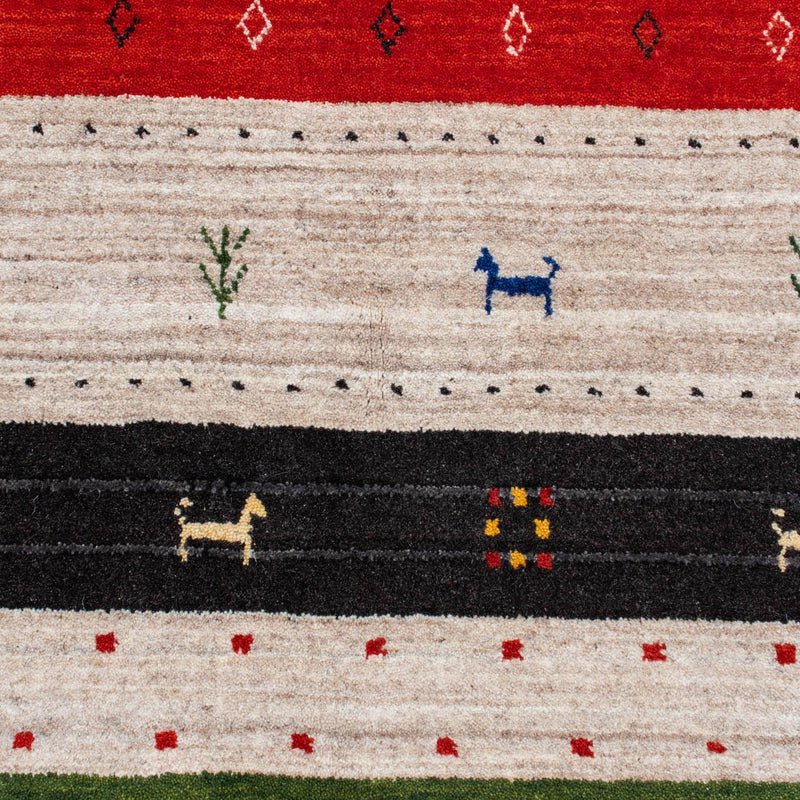 Tappeto Gabbeh - Loribaft Persero - 202 x 143 cm - multicolore