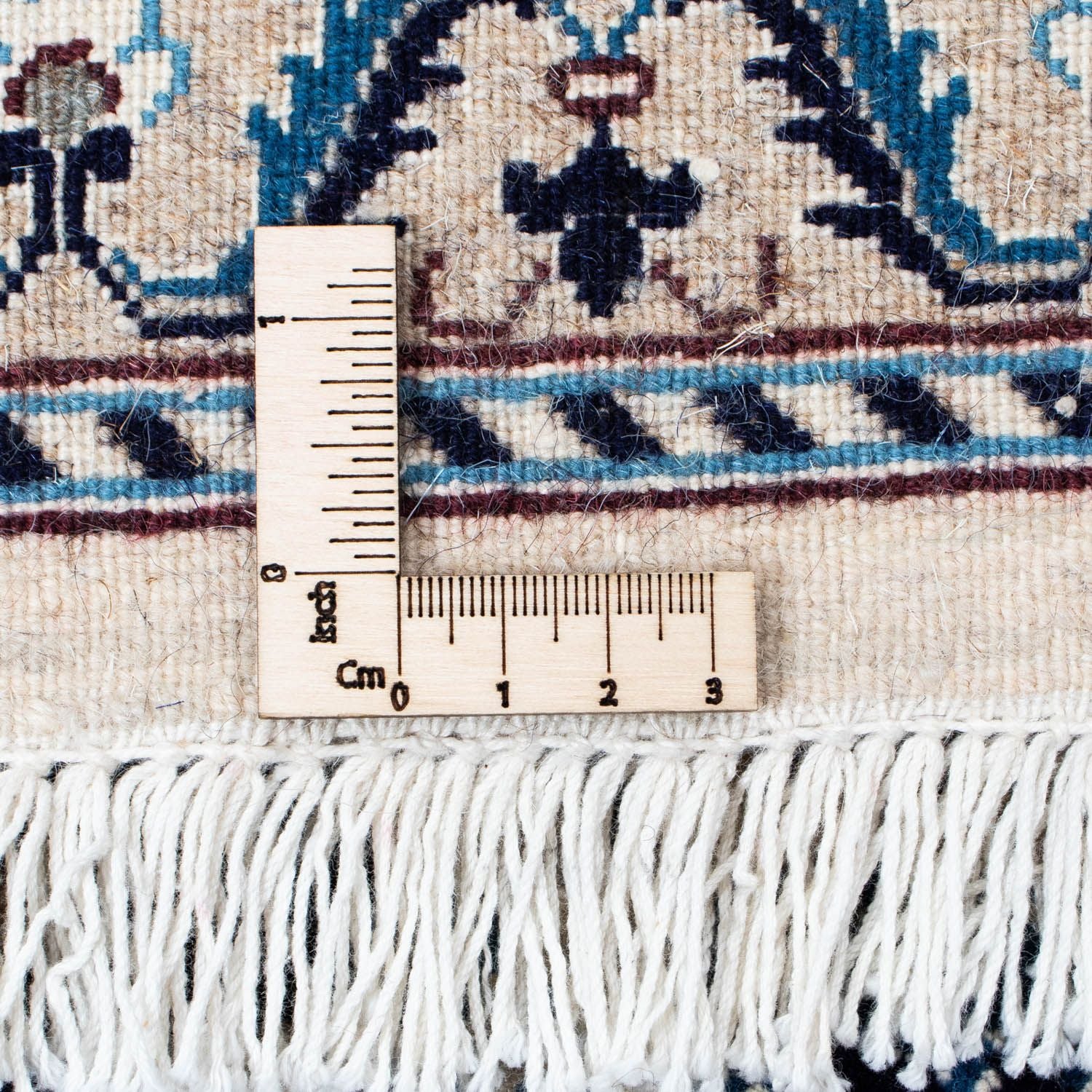 Tappeto Persero - Nain - 295 x 199 cm - blu scuro