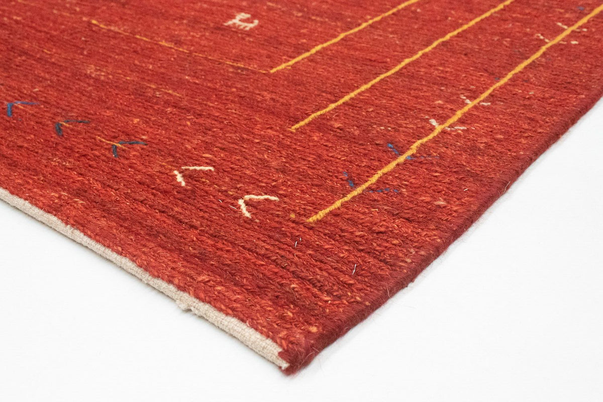 Tappeto Gabbeh - Persero - 165 x 113 cm - rosso