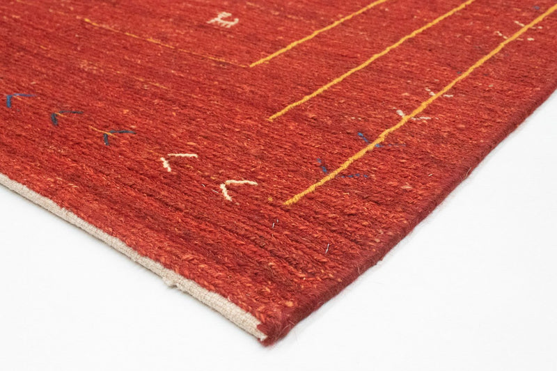 Tappeto Gabbeh - Persero - 165 x 113 cm - rosso