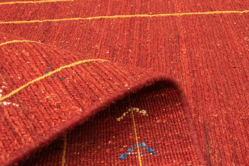 Tappeto Gabbeh - Persero - 165 x 113 cm - rosso
